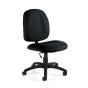 Offices to Go OTG11650 Fabric Mid-Back Task Chair - Shown in Black
