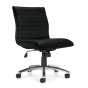 Offices to Go Luxhide Mid Back Armless Tilter Chair
