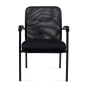 Offices to Go OTG11760B Mesh Mid-Back Guest Chair, Arms
