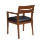 Offices to Go OTG11820B-TH Luxhide Wood Low-Back Guest Chair - Shown in Toffee