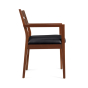 Offices to Go OTG11820B-TH Luxhide Wood Low-Back Guest Chair - Shown in Toffee