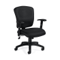 Offices to Go OTG11850B Tilter Fabric Mid-Back Managers Chair