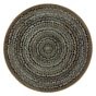 Joy Carpets Peaceful Pebbles Round Classroom Rug, Slate