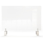 Ghent 30" H Cubicle Divider Extender Clear Thermoplastic Sneeze Guard