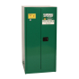 Eagle PEST62 Manual Two Door Pesticides Safety Cabinet, 60 Gallons, Green