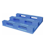 Vestil 48" W x 40" L 4400 lb Capacity Plastic Pallet, Blue