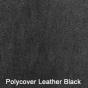 Akiles 16 Mil 35" x 27" Leather Emboss Black Polycovers (100 pcs)