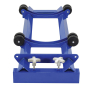 Vestil Steel Pallet Rack Drum Roller Cradle, 800 lbs. load , Blue