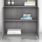 Bush Furniture Studio C 5-Shelf Bookcase with Doors