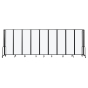 NPS Robo 72" H Frosted Acrylic Plexiglass Mobile Room Divider