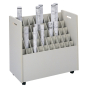 Safco 50-Compartment Mobile Roll File Cart