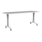 Safco Rumba 72" W x 24" D Fixed Base Training Table with T-Legs & Casters