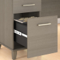 Bush Furniture Somerset 72" W Height-Adjustable L-Shaped Shaped Office Desk Set