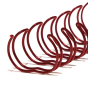 Akiles Wire Spines 2:1 Pitch 1/4" with 21 Loops (100 Pcs.) 20-30 sheet capacity
