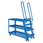 Vestil Spring Loaded 1000 lb Load Steel Heavy Duty Stock Picker with Ladder