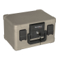 FireKing SureSeal 1/2-Hour Fireproof & Waterproof Portable Safe Box with Key Lock (0.15 cu. ft.)