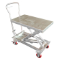 Vestil Stainless Steel Scissor Lift Table 400 lb Load 32.75" x 19.5" Platform