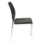 Office Star Work Smart Straight Leg Plastic Stacking Chair, 2-Pack