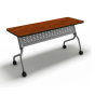 Mayline Sync SY1872T 72" W x 18" D Nesting Training Table (Shown in Cherry)
