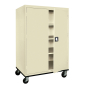 Sandusky Transport Mobile Storage Cabinets, Assembled (Shown in Putty)