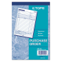 TOPS 5-9/16" x 7-15/16" 50-Page 2-Part Purchase Order Book