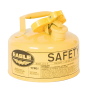 Eagle Type I 1 Gallon Galvanized Steel Metal Safety Can (yellow)