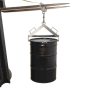 Vestil 1000 lb Load Vertical 30 & 55-Gallon Stainless Steel Drum Lifter