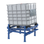 Vestil Steel Intermediate Bulk Container Tilt Stand, 4400 Lb Capacity, With Fork Pockets