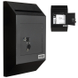 DuraBox W300 Letter Size Wall Drop Box with Tubular Key (Shown in Black)