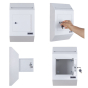 DuraBox W300 Letter Size Wall Drop Box with Tubular Key