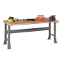 Tennsco Compressed Wood Top Fixed Leg Workbenches