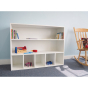 Whitney Brothers Open Cubby and Shelf Classroom Storage Cabinet