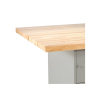Diversified Woodcrafts Maple Top Makerspace Storage Locker Workbench, 4 Vises