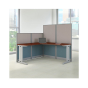 Bush Business Furniture Office-in-an-Hour 65" W L-Shaped Workstation