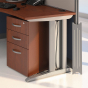 Bush Business Furniture Office-in-an-Hour 65" W L-Shaped Workstation with Storage
