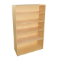 Wood Designs 5-Shelf Classroom Bookshelf, Birch, 59.5" H