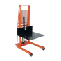 Wesco Economy 60" Lift 1000 lb Load Manual Hydraulic Platform Stacker