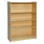 Wood Designs Contender 47" H Adjustable Shelf Bookcase, RTA