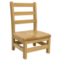 Wood Designs 12" H Hardwood Ladderback Classroom School Chair, 2-Pack