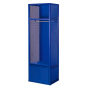Hallowell Sport Gear Storage Lockers with Foot Locker 24" W x 72" H (Shown in Blue)