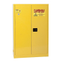 Eagle YPI-45 Sliding Self Close Two Door Combustibles Safety Cabinet, 60 Gallons, Yellow