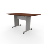 Linea Italia 60" W x 40" D x 30" H Boat-Shaped Conference Table