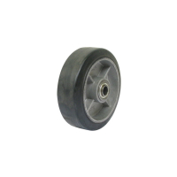 Wesco 050567 Aluminum Center Moldon Rubber Wheel Replacement Caster