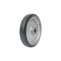 Wesco 052870 Aluminum Center Moldon Rubber Wheel Replacement Caster