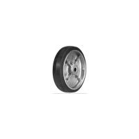 Wesco 053708 Aluminum Center Moldon Rubber Wheel Replacement Caster