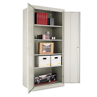 Alera CM7824 36" W x 24" D x 78" H Storage Cabinet, Assembled (Shown in Light Grey)