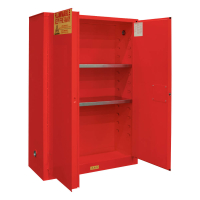 Durham Steel 45 Gal Two Door Flammable Storage Cabinet with 2 Shelves