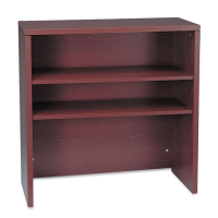 HON 10500 Series 36" 2-Shelf Bookcase Hutch, Mahogany