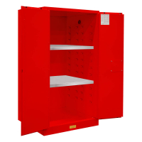 Durham Steel 60 Gal Two Door Flammable Storage Cabinet with 2 Shelves