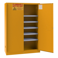 Durham Steel 60 Gal Paint and Ink Two Door Flammable Storage Cabinet with 5 Shelves